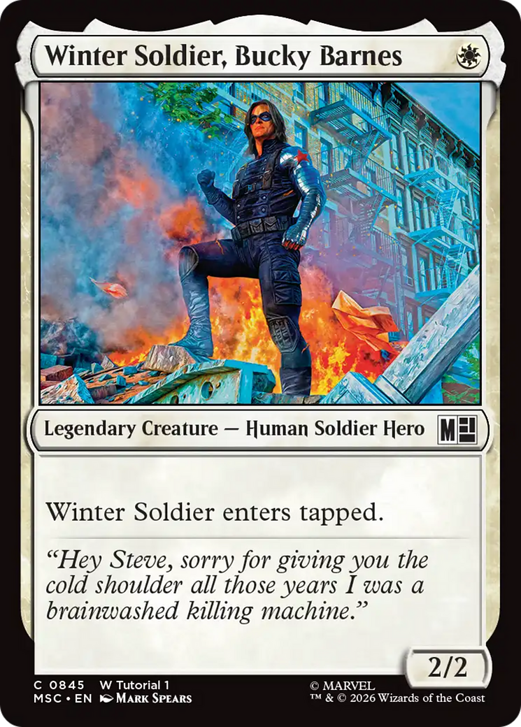 Winter Soldier, Bucky Barnes [Marvel Super Heroes Commander] | Boutique FDB TCG