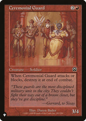 Ceremonial Guard [The List] | Boutique FDB TCG