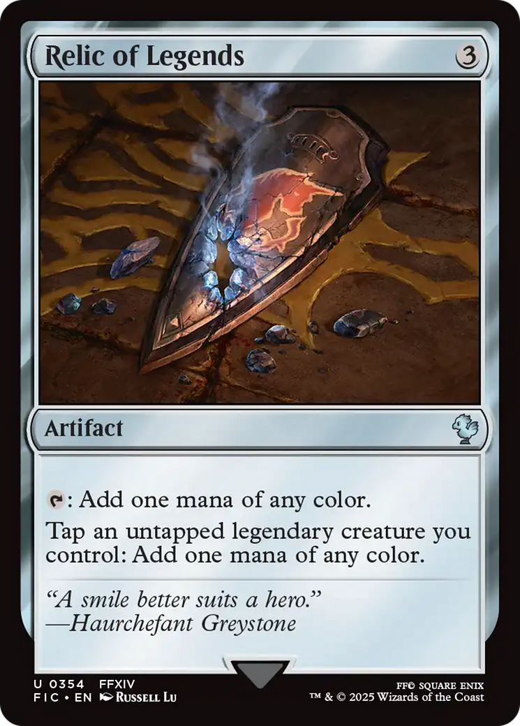 Relic of Legends [FINAL FANTASY Commander] | Boutique FDB TCG