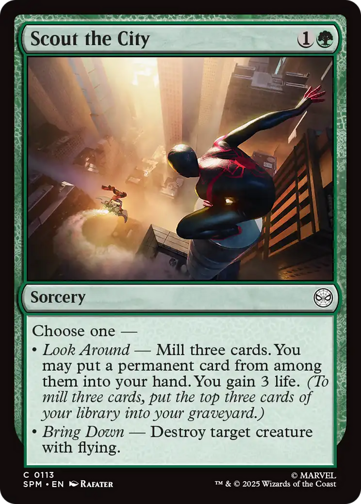 Scout the City [Marvel's Spider-Man] | Boutique FDB TCG