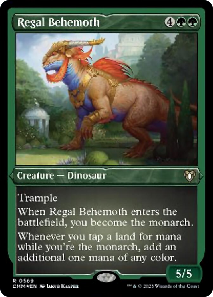 Regal Behemoth (Foil Etched) [Commander Masters] | Boutique FDB TCG