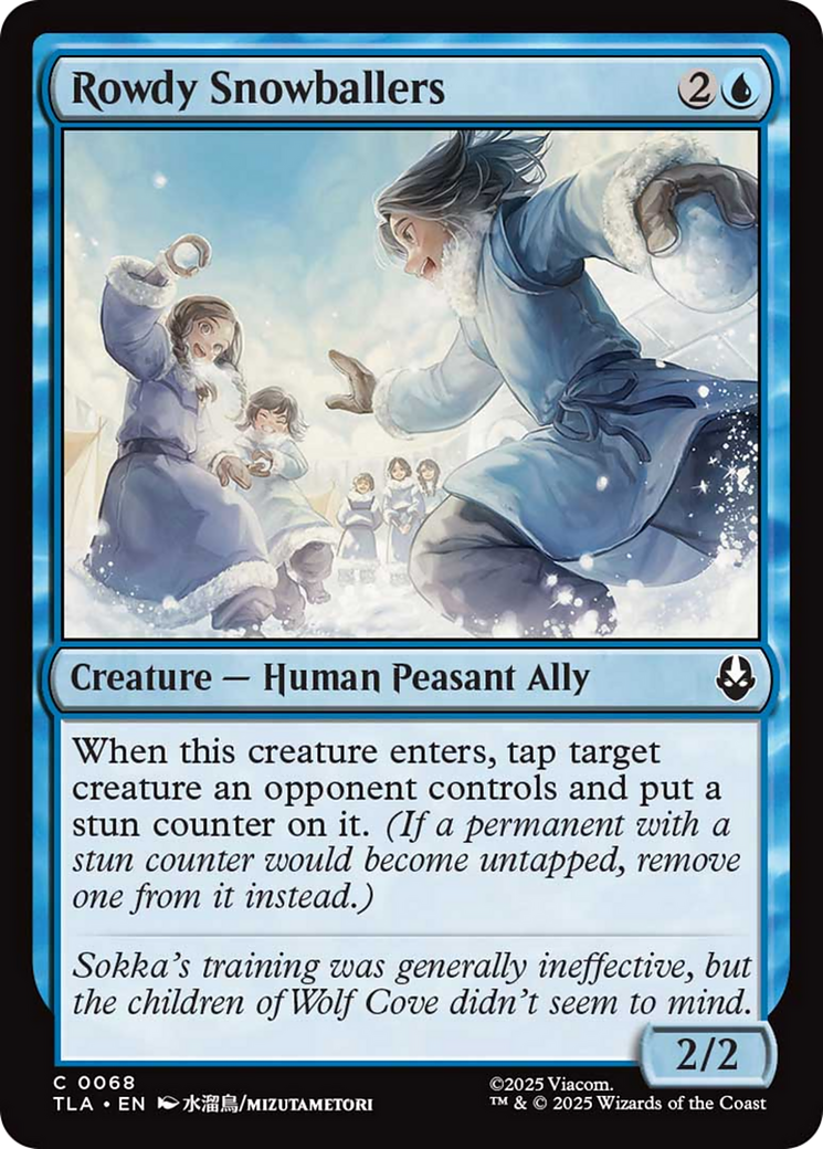 Rowdy Snowballers [Avatar: The Last Airbender] | Boutique FDB TCG