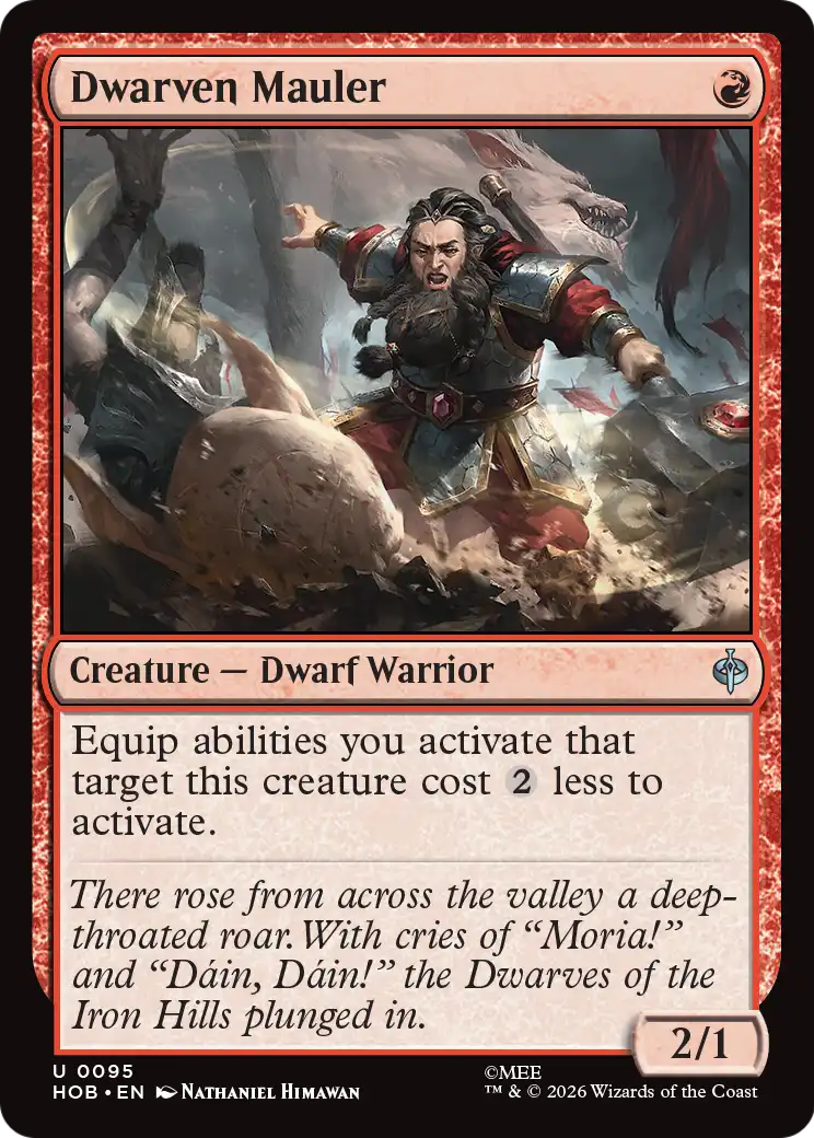 Dwarven Mauler [The Hobbit] | Boutique FDB TCG