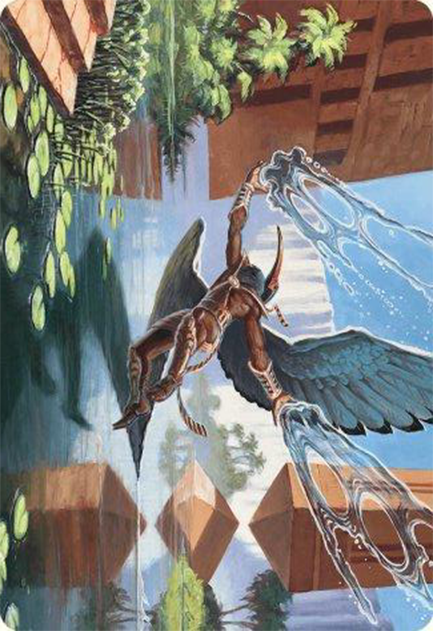 Nadu, Winged Wisdom Art Card [Modern Horizons 3 Art Series] | Boutique FDB TCG