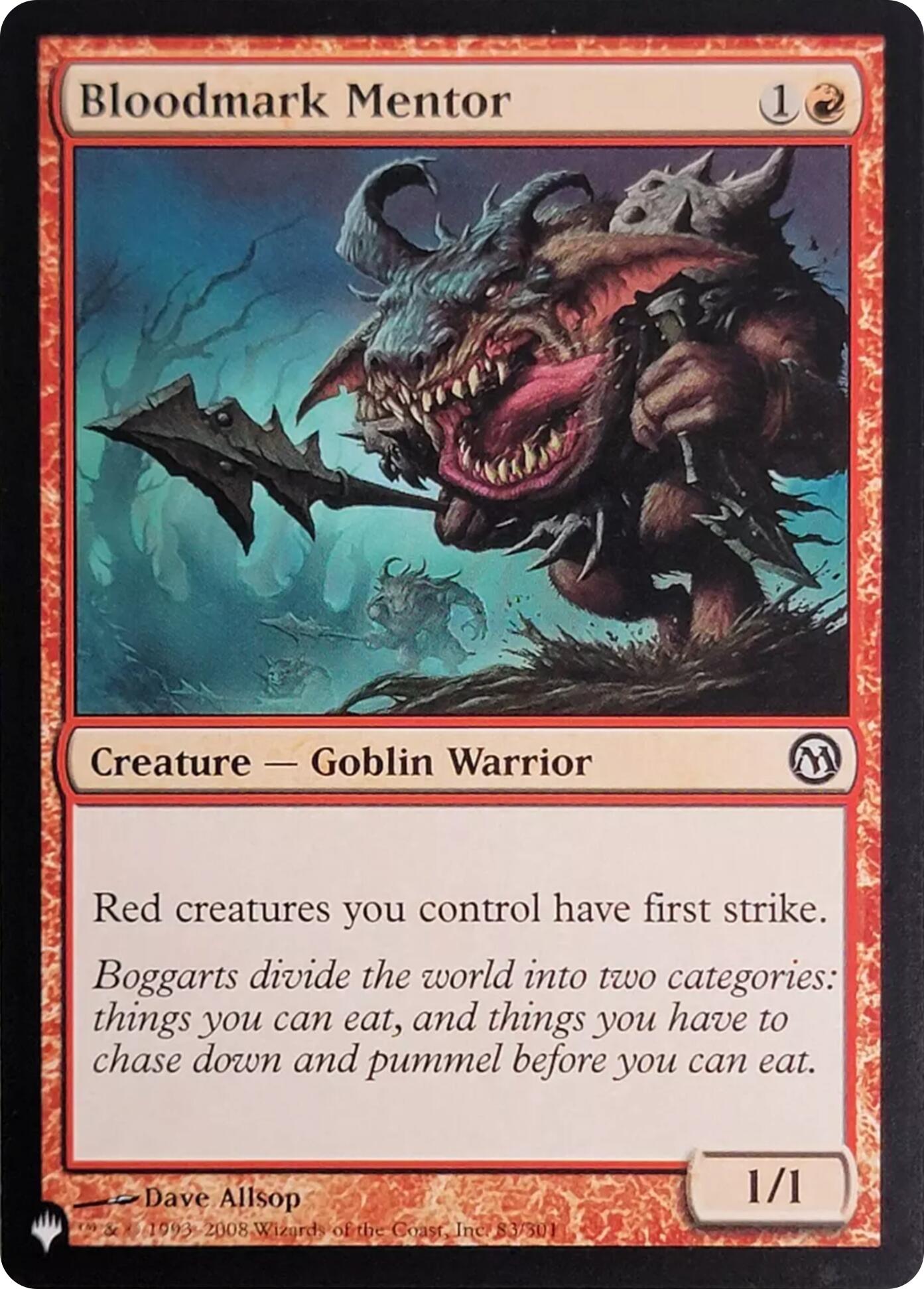 Bloodmark Mentor (83) [The List] | Boutique FDB TCG