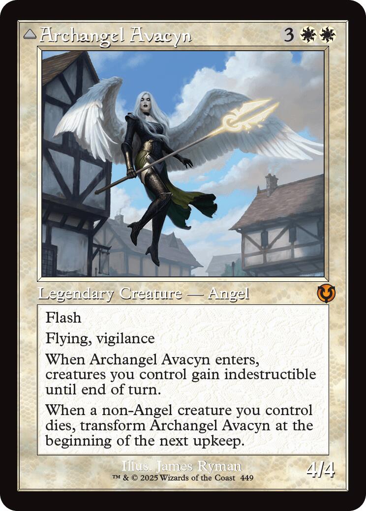 Archangel Avacyn // Avacyn, the Purifier (Retro Frame) [Innistrad Remastered] | Boutique FDB TCG