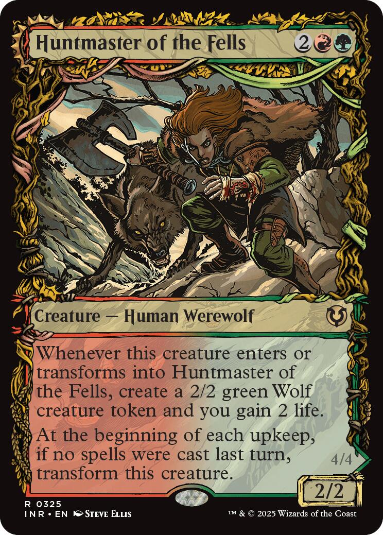 Huntmaster of the Fells // Ravager of the Fells (Showcase) [Innistrad Remastered] | Boutique FDB TCG