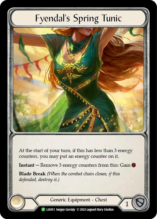 Fabric of Spring // Fyendal's Spring Tunic [LSS011] (Promo)  Cold Foil | Boutique FDB TCG