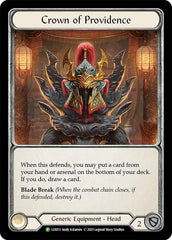 Fabric of Providence // Crown of Providence [LSS013] (Promo)  Cold Foil | Boutique FDB TCG