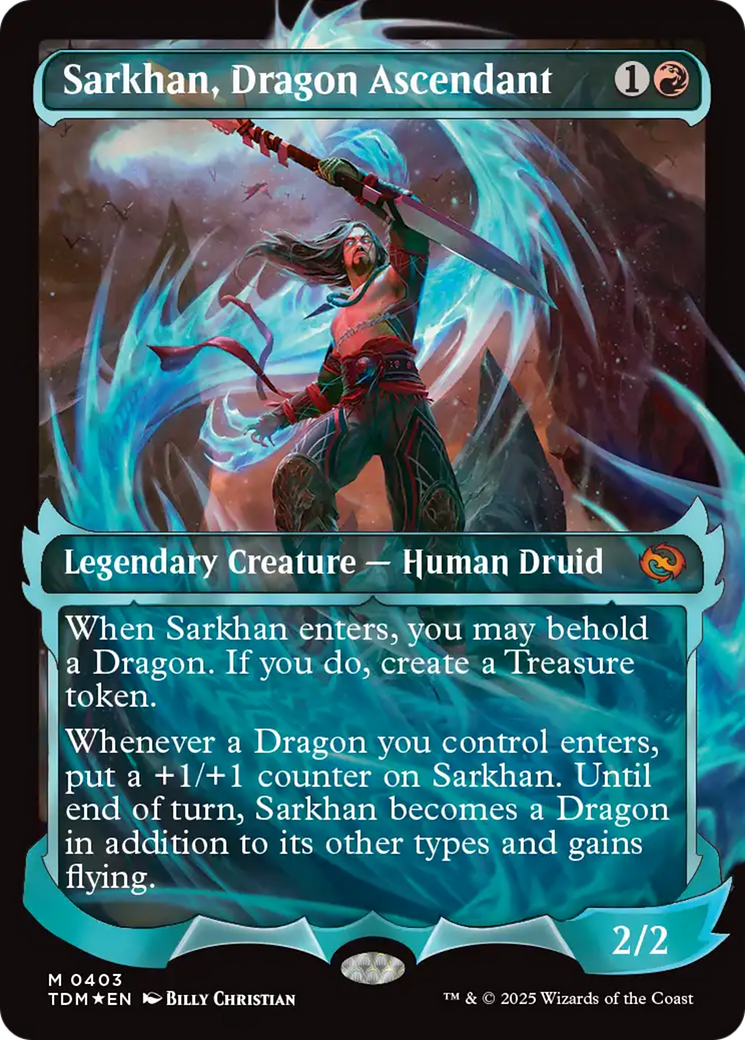 Sarkhan, Dragon Ascendant (0403) (Showcase) [Tarkir: Dragonstorm] | Boutique FDB TCG