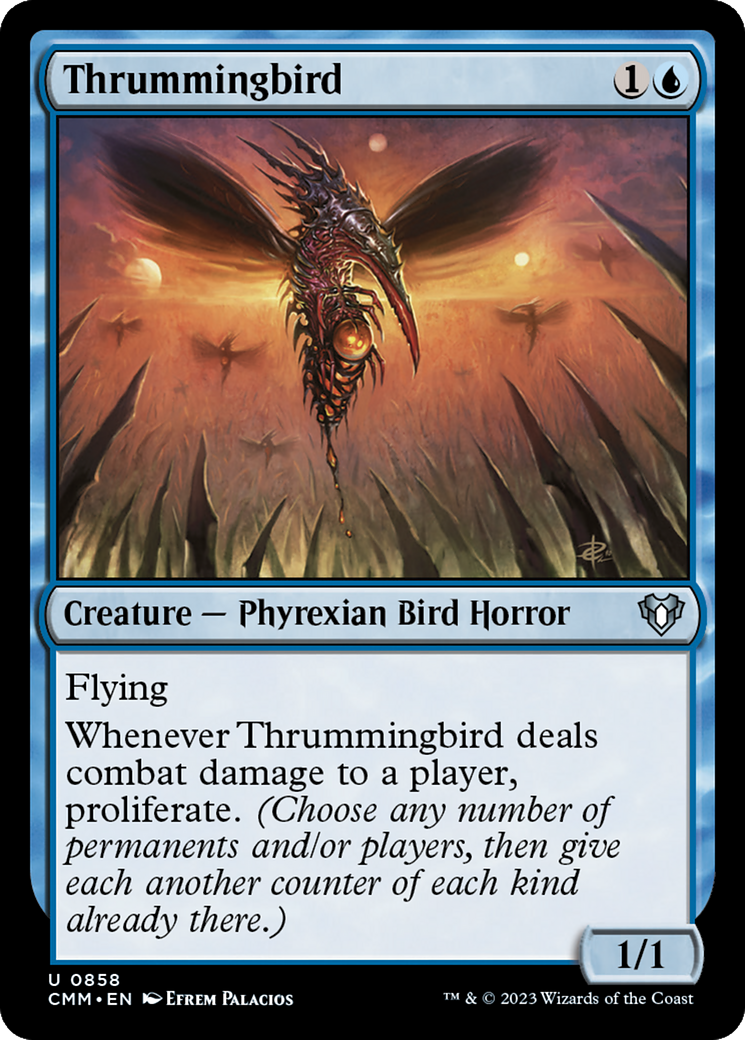 Thrummingbird [Commander Masters] | Boutique FDB TCG