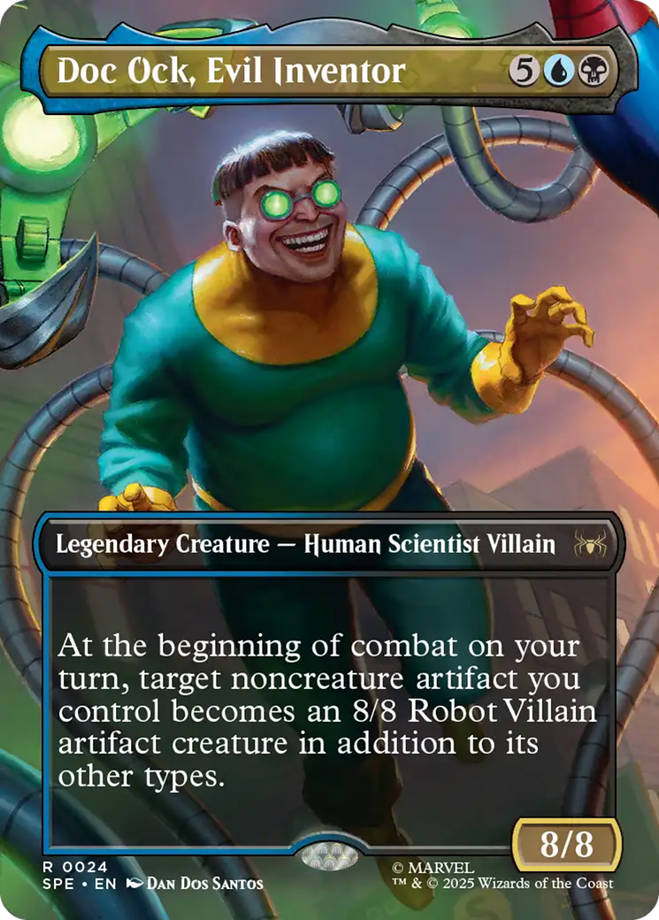 Doc Ock, Evil Inventor (Borderless) [Marvel's Spider-Man: Eternal-Legal] | Boutique FDB TCG