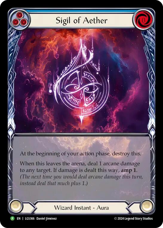 Sigil of Aether (Rainbow Foil) [LGS366] (Promo)  Rainbow Foil | Boutique FDB TCG