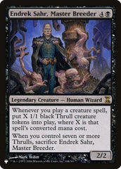 Endrek Sahr, Master Breeder [The List] | Boutique FDB TCG