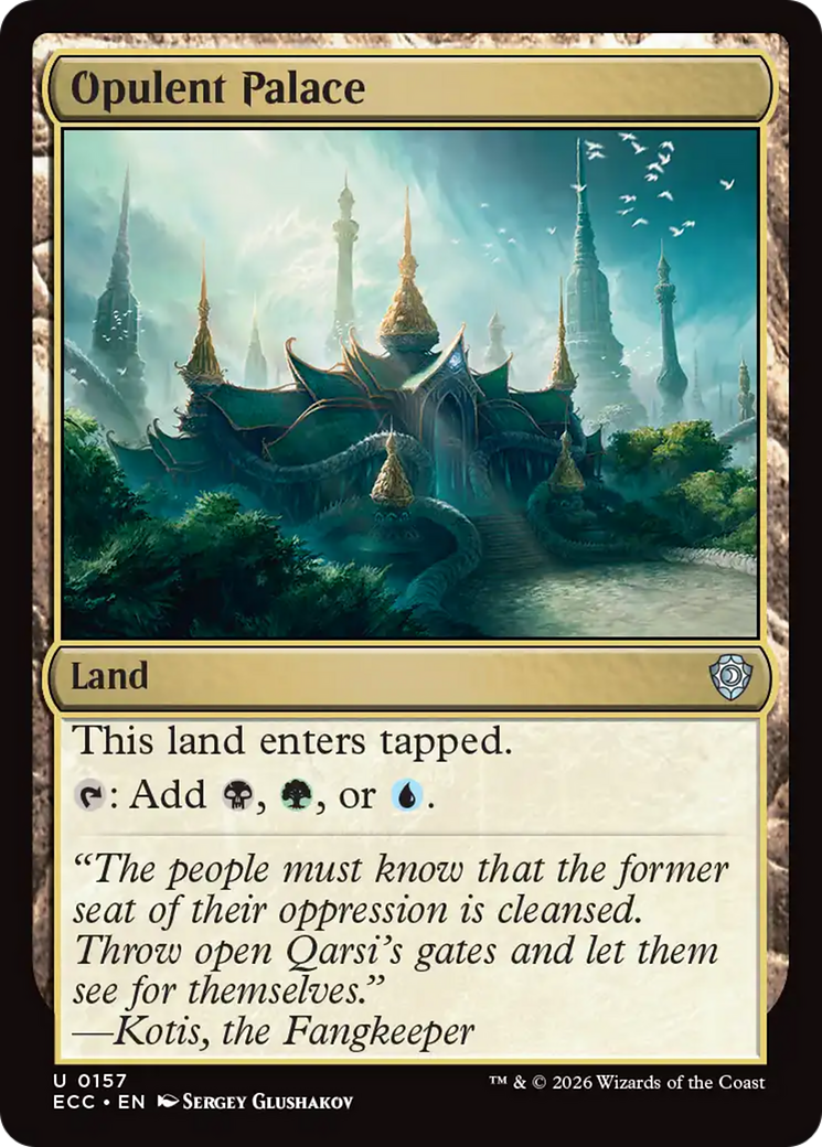 Opulent Palace [Lorwyn Eclipsed Commander] | Boutique FDB TCG