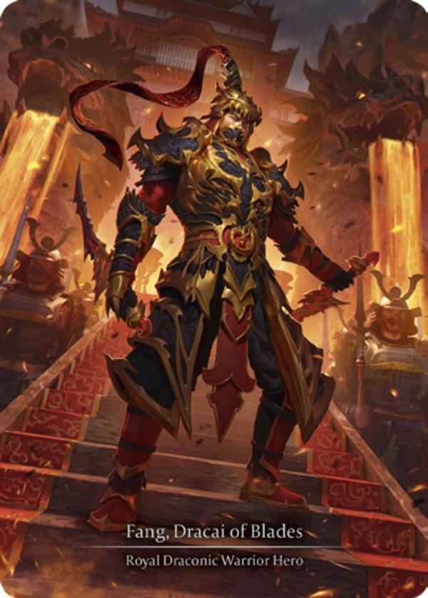 Fang, Dracai of Blades [HNT098] (The Hunted)  Cold Foil | Boutique FDB TCG
