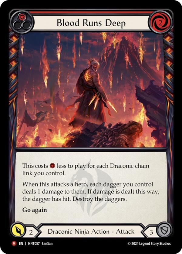 Blood Runs Deep [HNT057] (The Hunted)  Rainbow Foil | Boutique FDB TCG