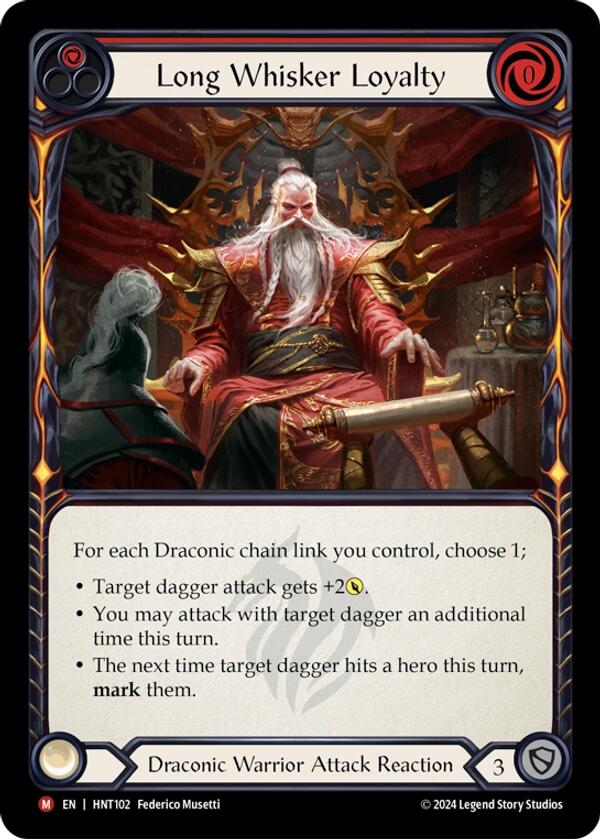 Long Whisker Loyalty [HNT102] (The Hunted)  Rainbow Foil | Boutique FDB TCG