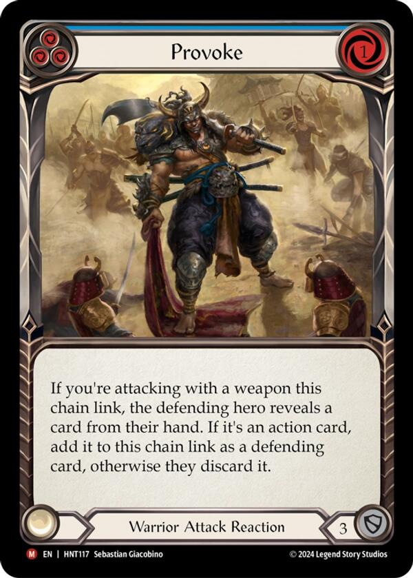 Provoke [HNT117] (The Hunted)  Rainbow Foil | Boutique FDB TCG