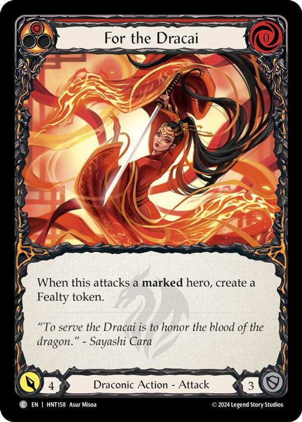 For the Dracai [HNT158] (The Hunted) | Boutique FDB TCG