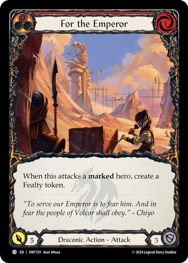 For the Emperor [HNT159] (The Hunted) | Boutique FDB TCG