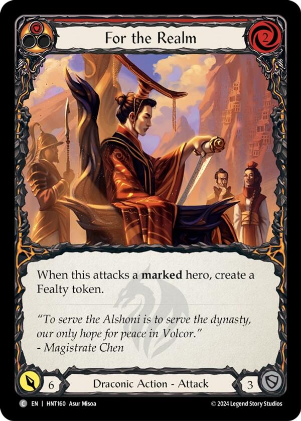 For the Realm [HNT160] (The Hunted) | Boutique FDB TCG