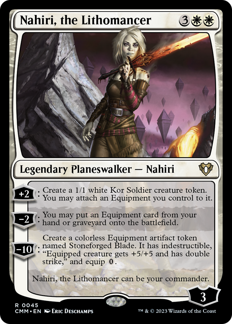 Nahiri, the Lithomancer [Commander Masters] | Boutique FDB TCG