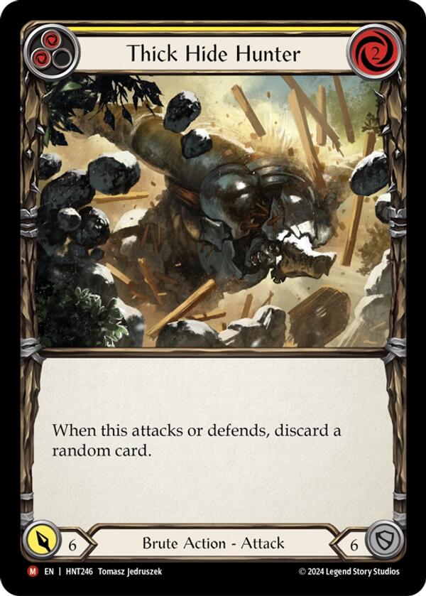 Thick Hide Hunter [HNT246] (The Hunted)  Rainbow Foil | Boutique FDB TCG
