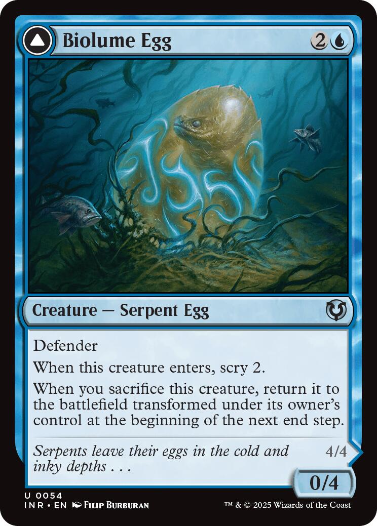 Biolume Egg // Biolume Serpent [Innistrad Remastered] | Boutique FDB TCG