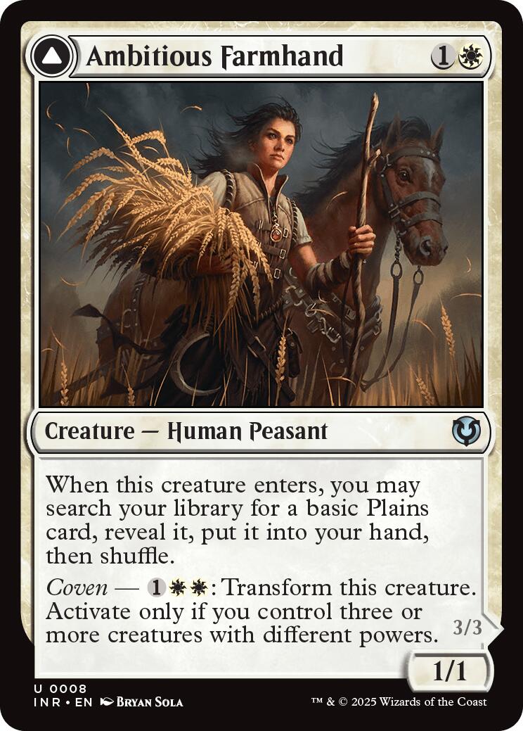 Ambitious Farmhand // Seasoned Cathar [Innistrad Remastered] | Boutique FDB TCG