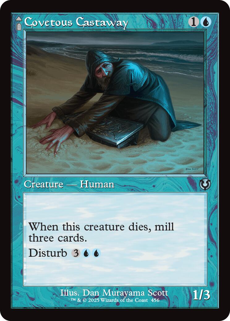 Covetous Castaway // Ghostly Castigator (Retro Frame) [Innistrad Remastered] | Boutique FDB TCG
