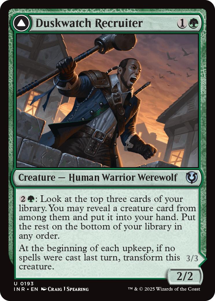 Duskwatch Recruiter // Krallenhorde Howler [Innistrad Remastered] | Boutique FDB TCG
