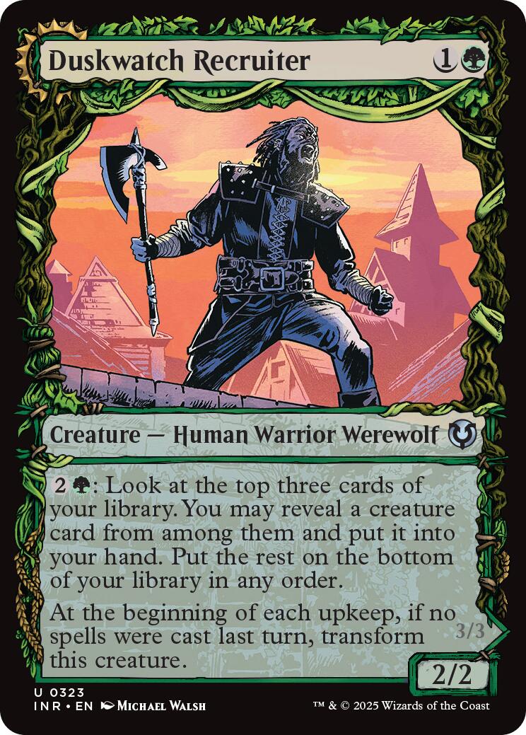 Duskwatch Recruiter // Krallenhorde Howler (Showcase) [Innistrad Remastered] | Boutique FDB TCG