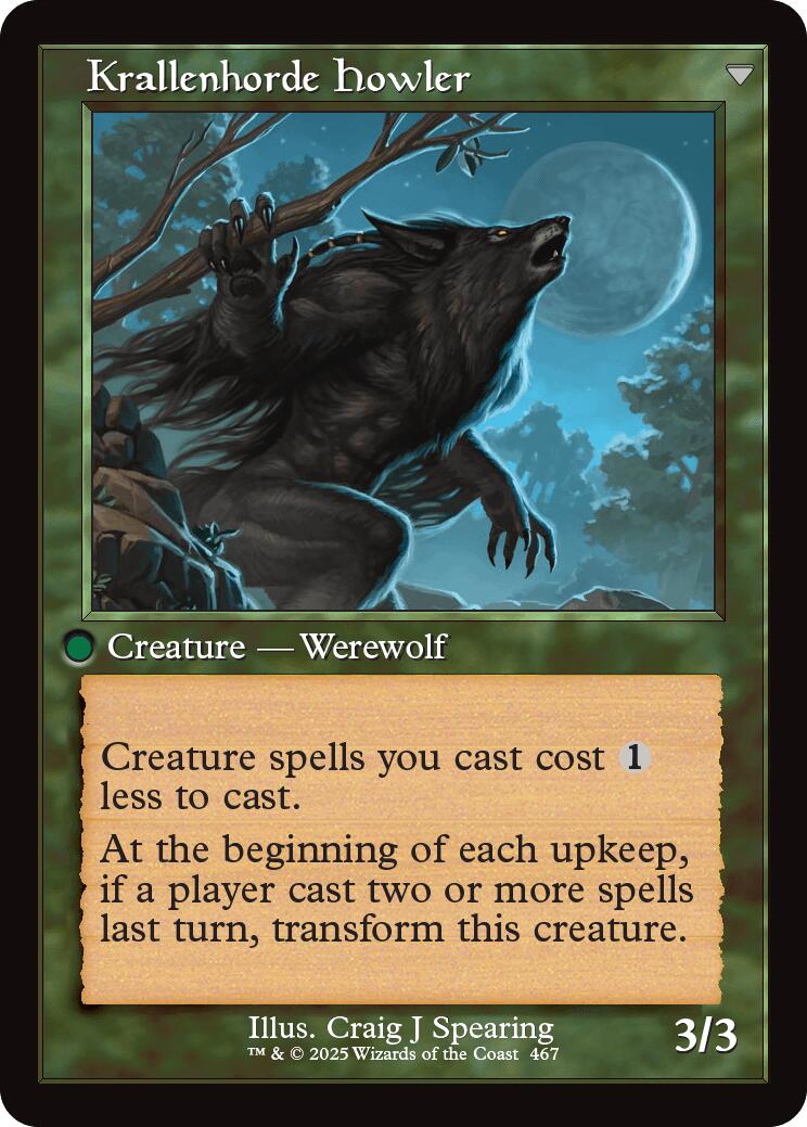 Duskwatch Recruiter // Krallenhorde Howler (Retro Frame) [Innistrad Remastered] | Boutique FDB TCG