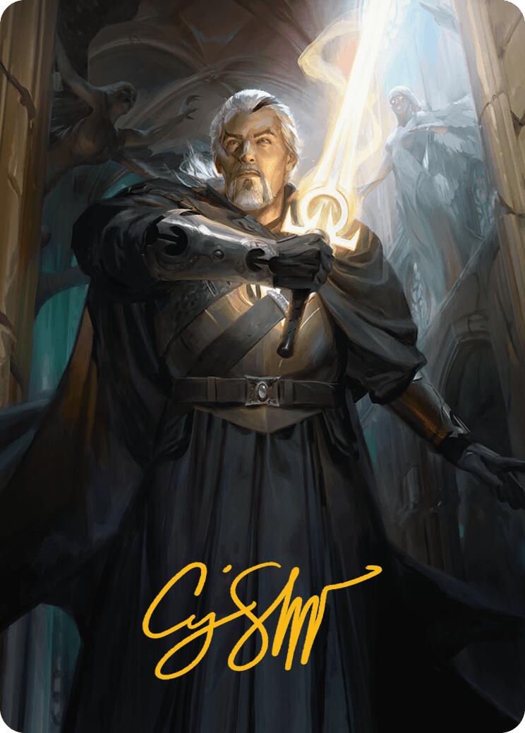 Odric, Lunarch Marshal Art Card (Gold-Stamped Signature) [Innistrad Remastered Art Series] | Boutique FDB TCG