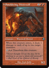 Smoldering Werewolf // Erupting Dreadwolf (Retro Frame) [Innistrad Remastered] | Boutique FDB TCG