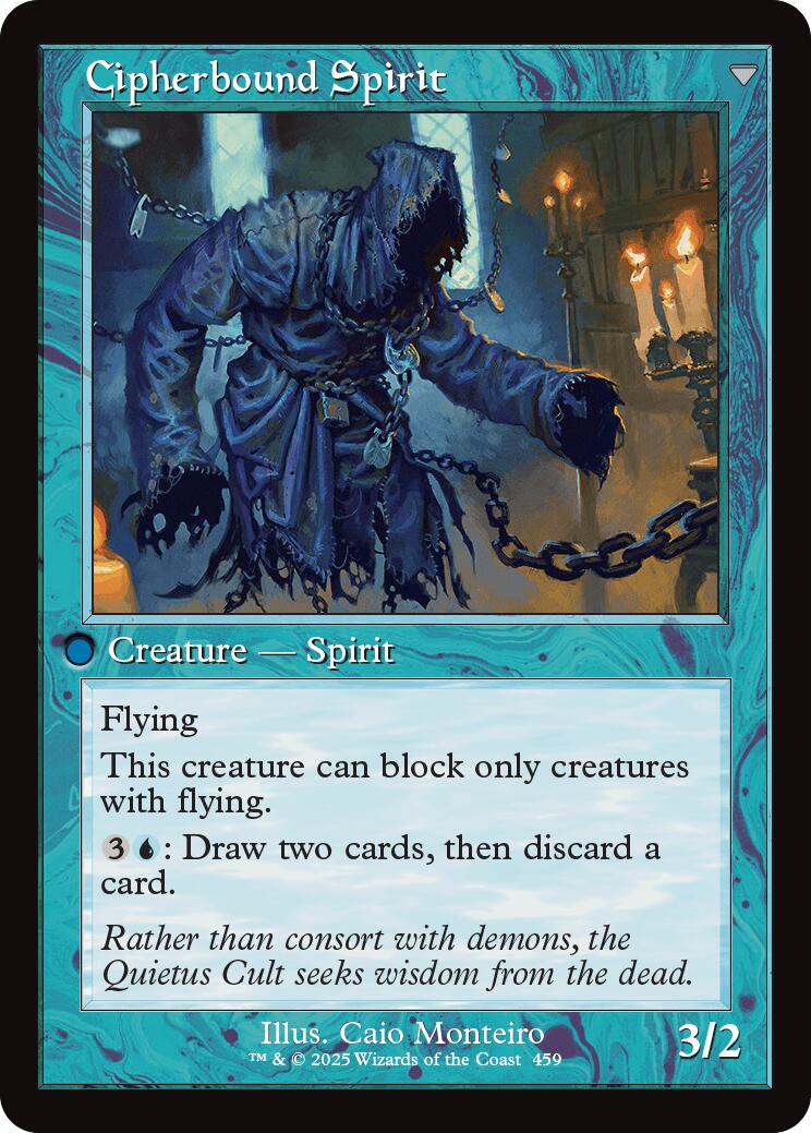Soulcipher Board // Cipherbound Spirit (Retro Frame) [Innistrad Remastered] | Boutique FDB TCG
