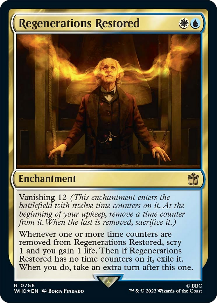 Regenerations Restored (Surge Foil) [Doctor Who] | Boutique FDB TCG
