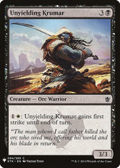 Unyielding Krumar [Mystery Booster] | Boutique FDB TCG