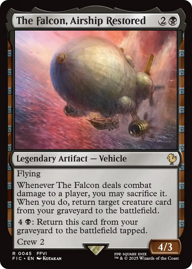 The Falcon, Airship Restored [FINAL FANTASY Commander] | Boutique FDB TCG