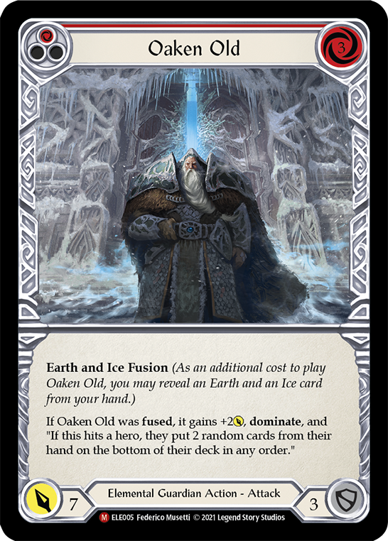Oaken Old [ELE005] (Tales of Aria)  1st Edition Rainbow Foil | Boutique FDB TCG