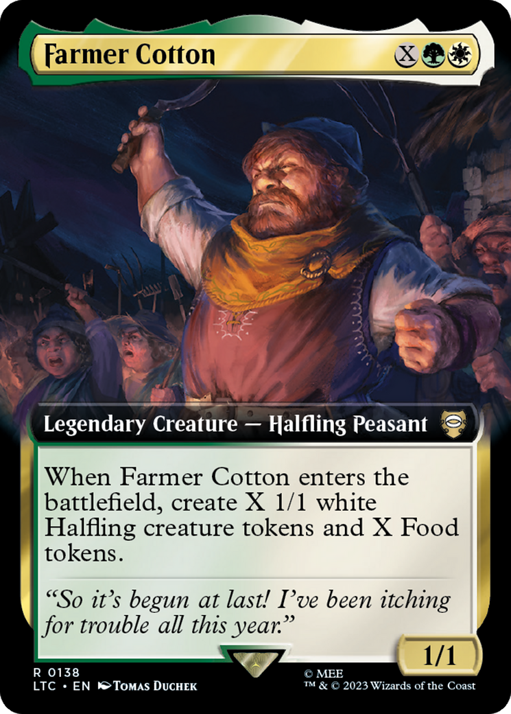 Farmer Cotton (Extended Art) [The Lord of the Rings: Tales of Middle-Earth Commander] | Boutique FDB TCG