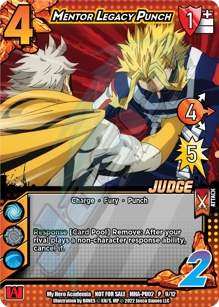 Mentor Legacy Punch (Judge) [Crimson Rampage Promos] | Boutique FDB TCG