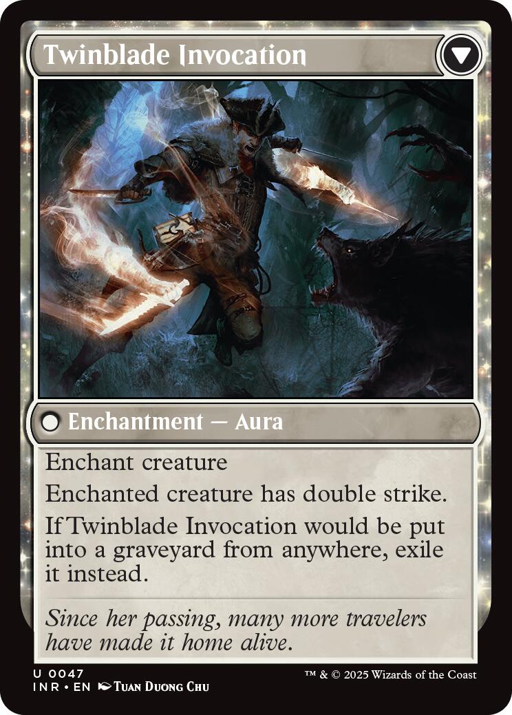 Twinblade Geist // Twinblade Invocation [Innistrad Remastered] | Boutique FDB TCG