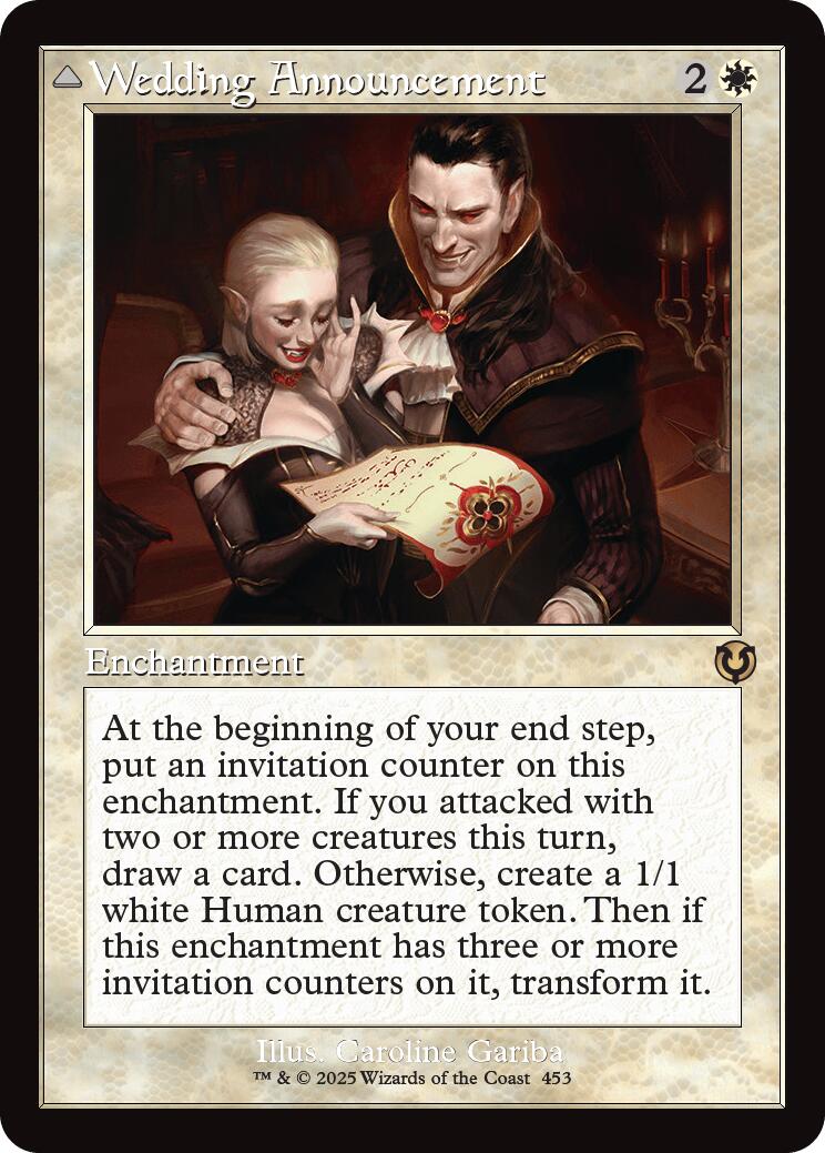 Wedding Announcement // Wedding Festivity (Retro Frame) [Innistrad Remastered] | Boutique FDB TCG