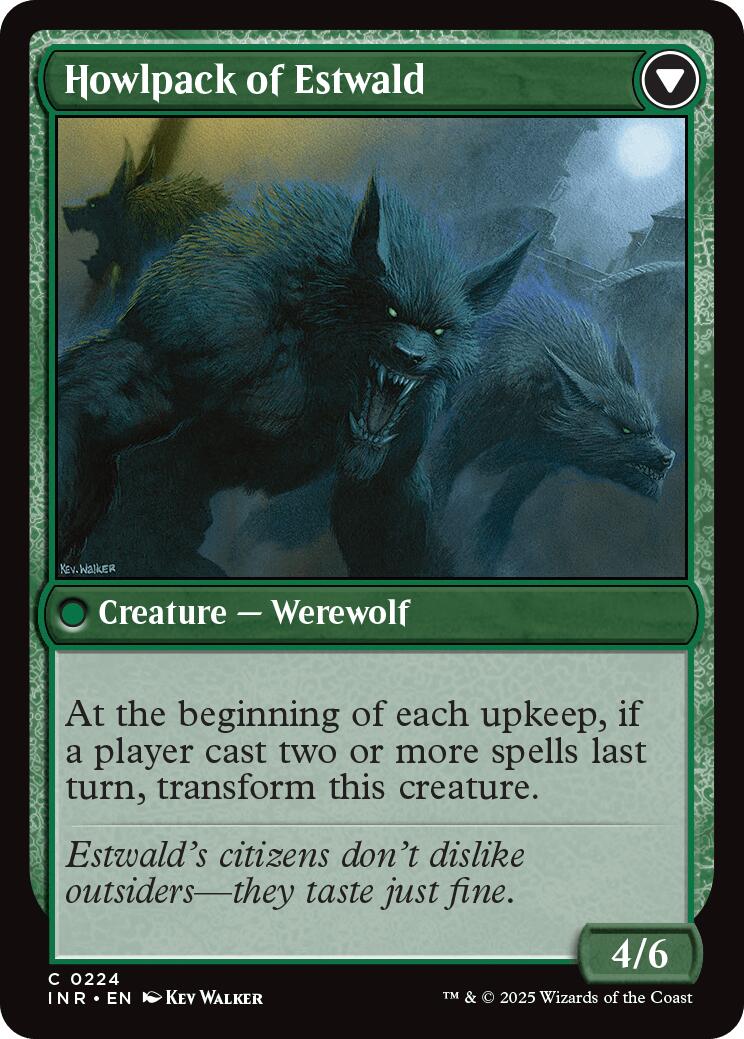 Villagers of Estwald // Howlpack of Estwald [Innistrad Remastered] | Boutique FDB TCG