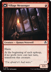 Village Messenger // Moonrise Intruder [Innistrad Remastered] | Boutique FDB TCG