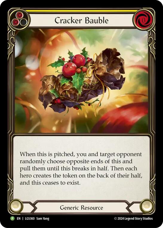 Cracker Bauble // Vigor and Bloodrot Pox [LGS360-FUN015] (Promo) | Boutique FDB TCG