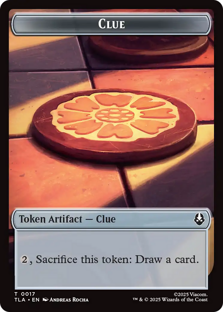 Monk // Clue (0017) Double-Sided Token [Avatar: The Last Airbender Tokens] | Boutique FDB TCG