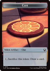 Monk // Clue (0017) Double-Sided Token [Avatar: The Last Airbender Tokens] | Boutique FDB TCG